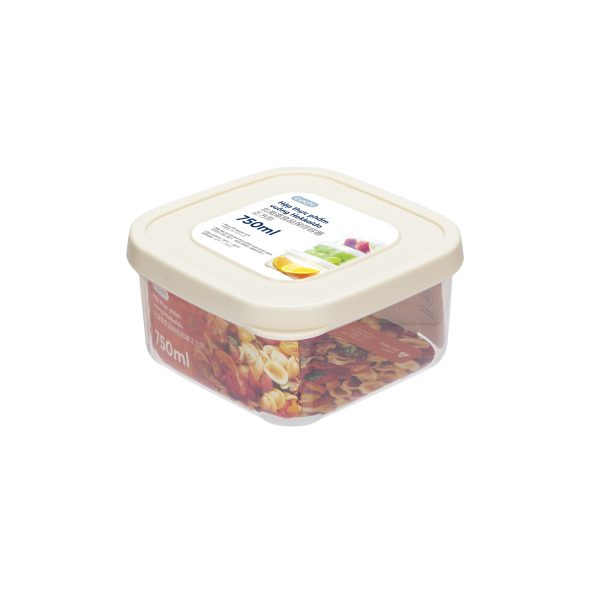 Hộp thực phẩm vuông Hokkaido 750ml - Giao màu ngẫu nhiên