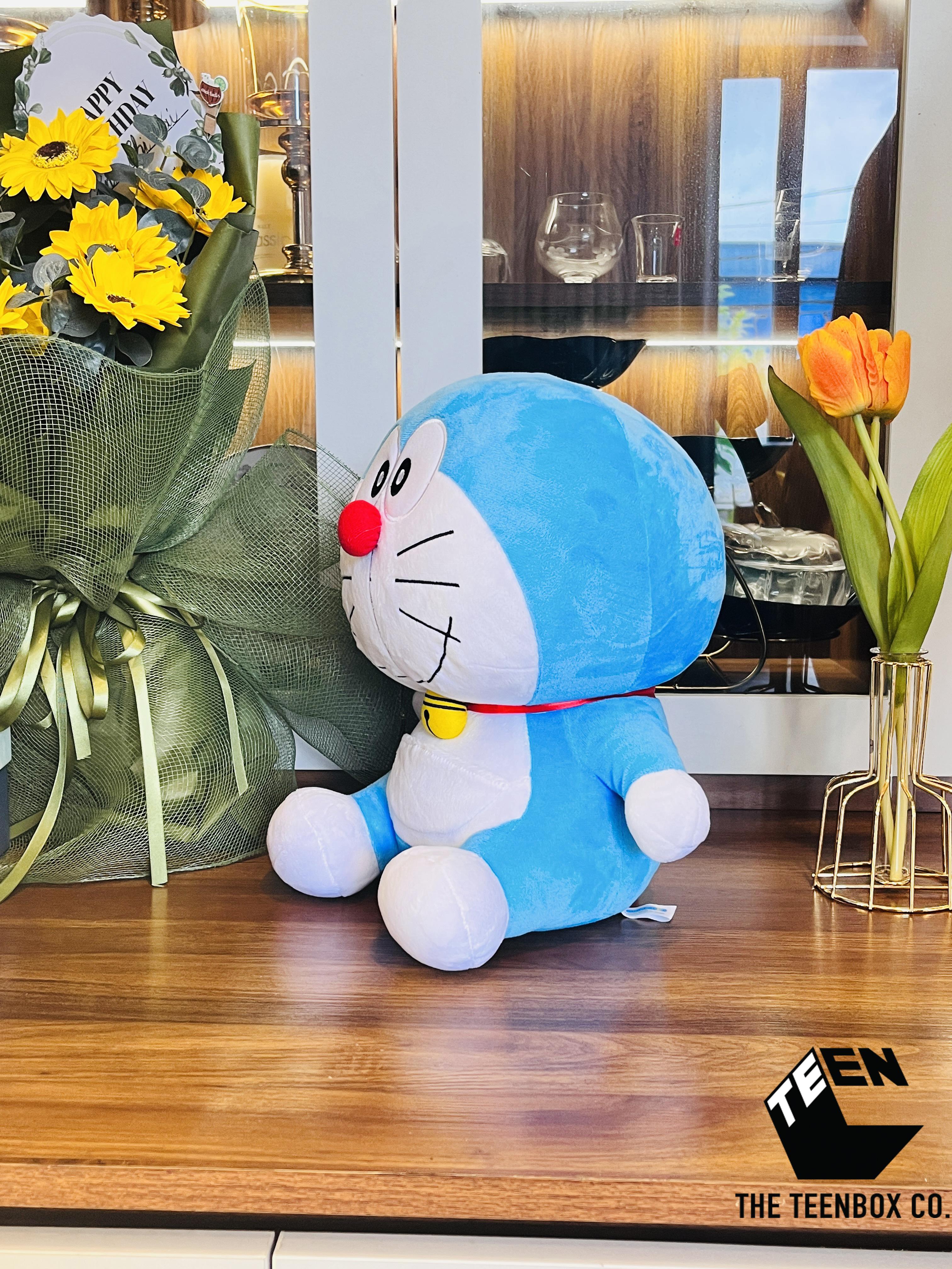 Thú bông Doraemon Size M , Thú Nhồi Bông, Đồ Chơi  - Sản Phẩm Có Bản Quyền, Phân Phối Bởi Teenbox