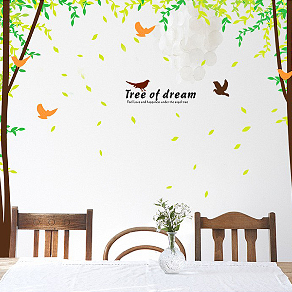 Decal Dán Tường Cây Xanh Binbin PK374