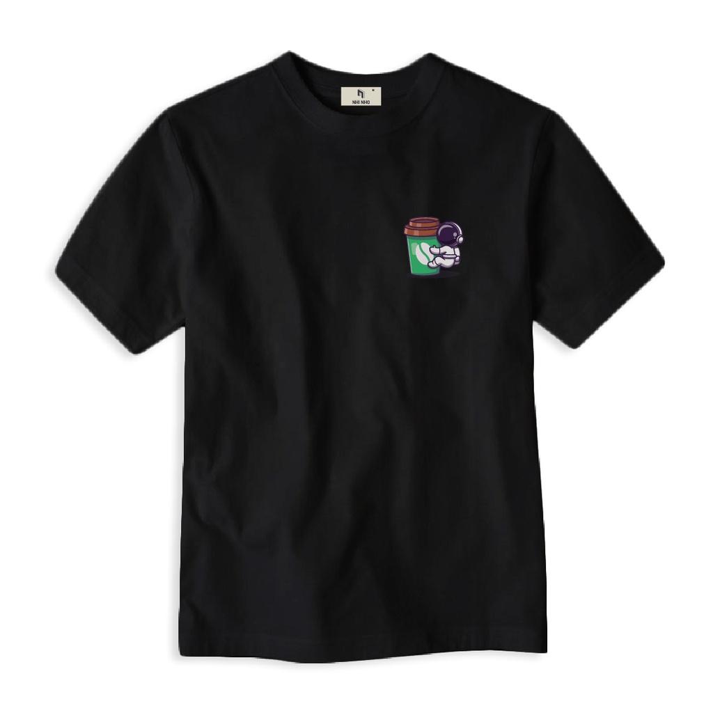 Áo thun Unisex phi họa tiết phi hành gia