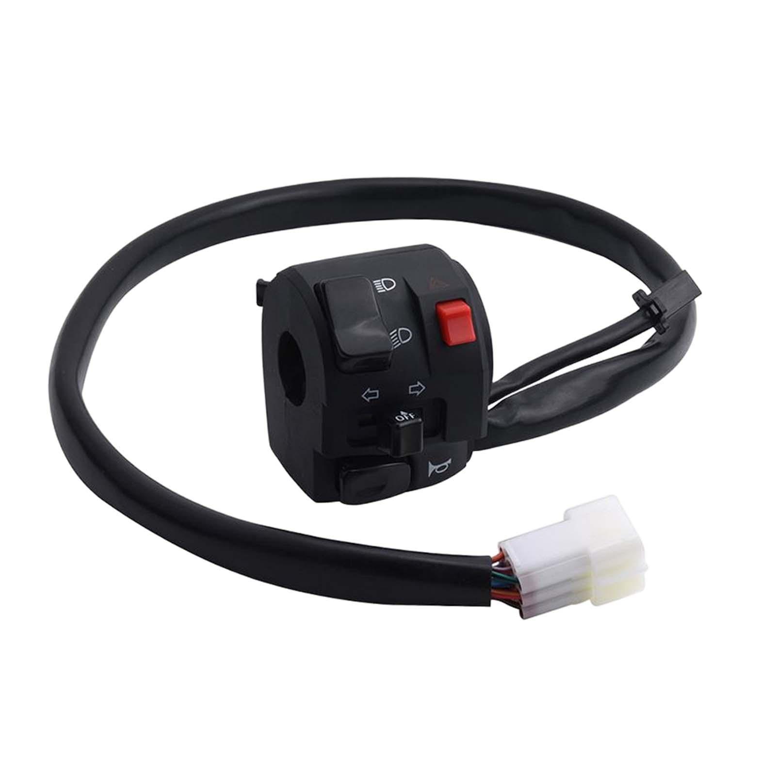 Motorcycle Switch 7/8 in 22mm Replaces Durable Button Parts Practical