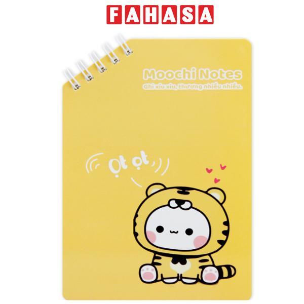 Sổ Lò Xo Moochi Notes A6 - Kẻ Ngang - 160 Trang 80gsm - The Sun 01