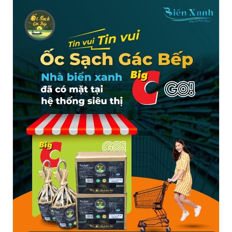 ỐC GÁC BẾP BIỂN XANH Đặc sản Miền Tây Giỏ Tre 1 kg