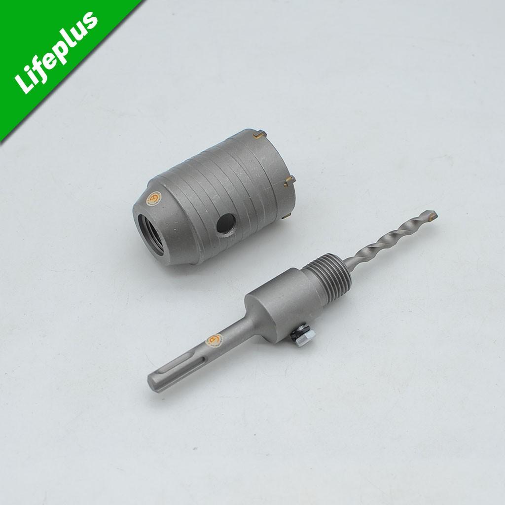 Mũi khoan rút lõi bê tông, gạch men, lỗ tường 50mm chuôi gài Ingco HCB0501