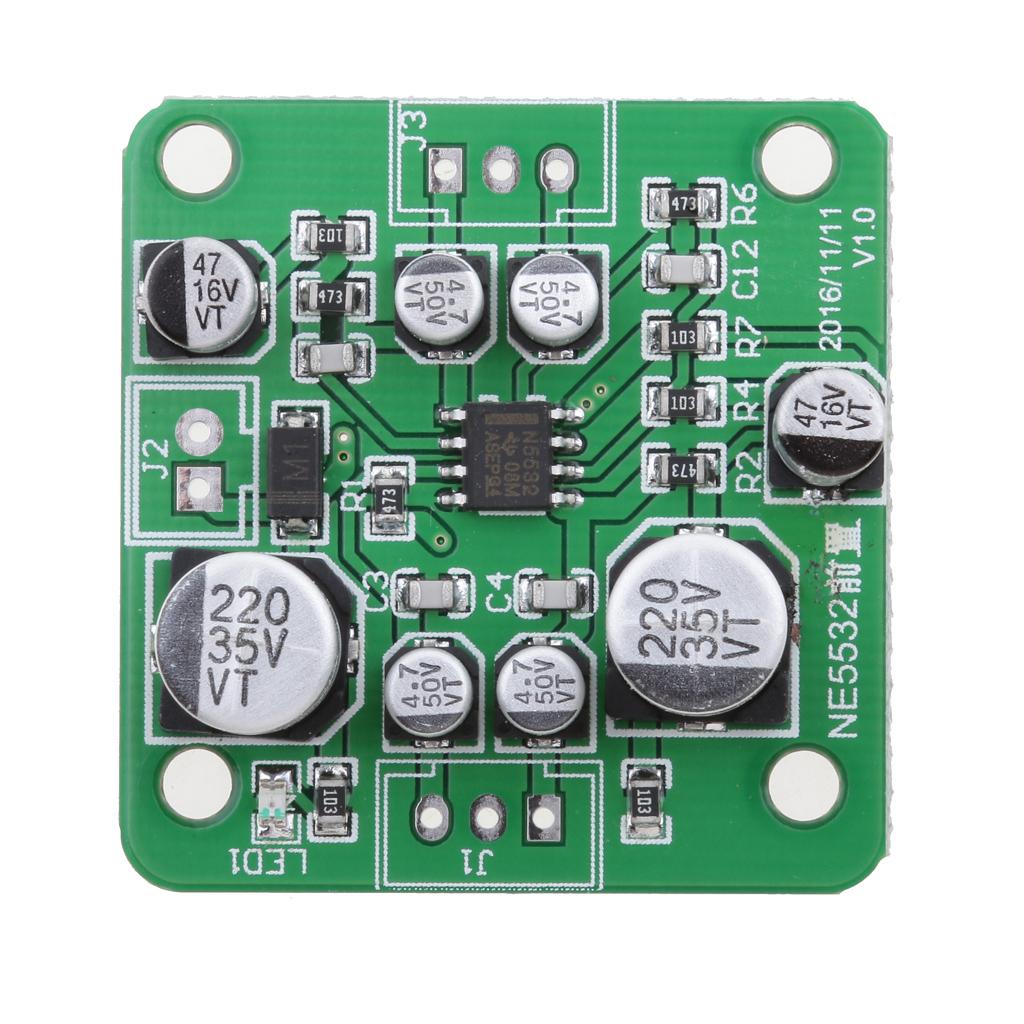 Preamplifier NE5532 Stereo Audio Amplifier Module Amp PCB Board DIY