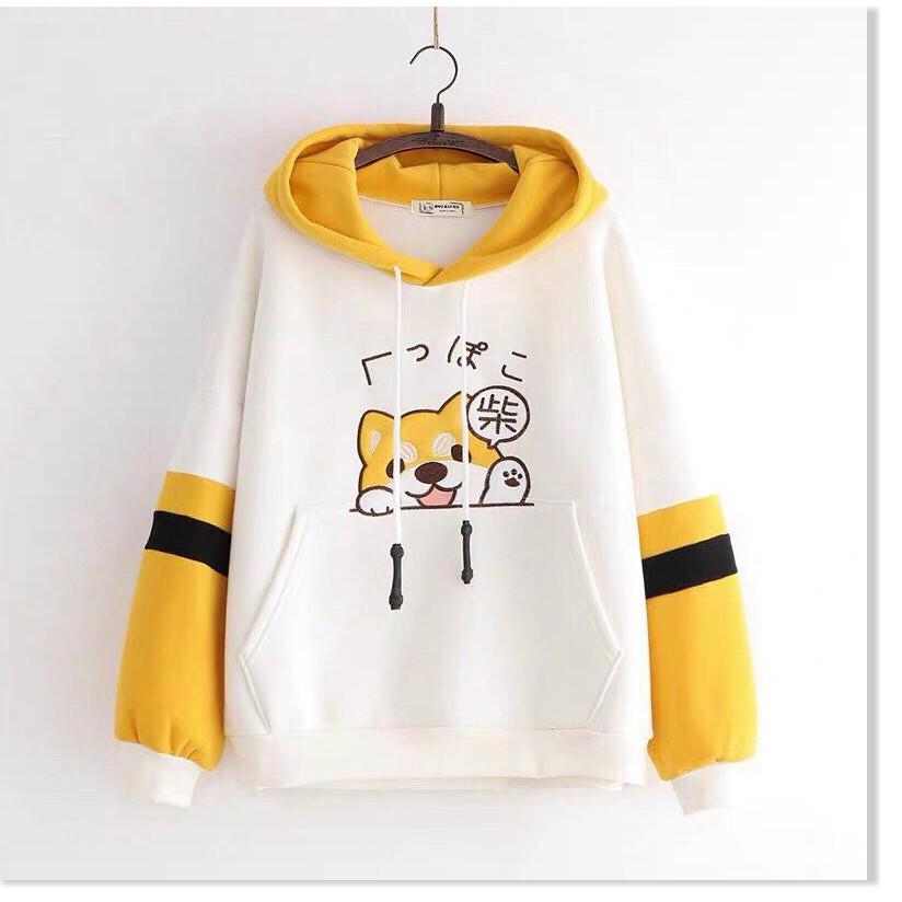 ÁO KHOÁC HOODIES,FROM RỘNG Y HÌNH,CHẤT LIỆU VÃI THOÁNG MÁT,THIẾT KẾ HỌA TIẾT XINH XẮN THỜI TRANG KING STORE