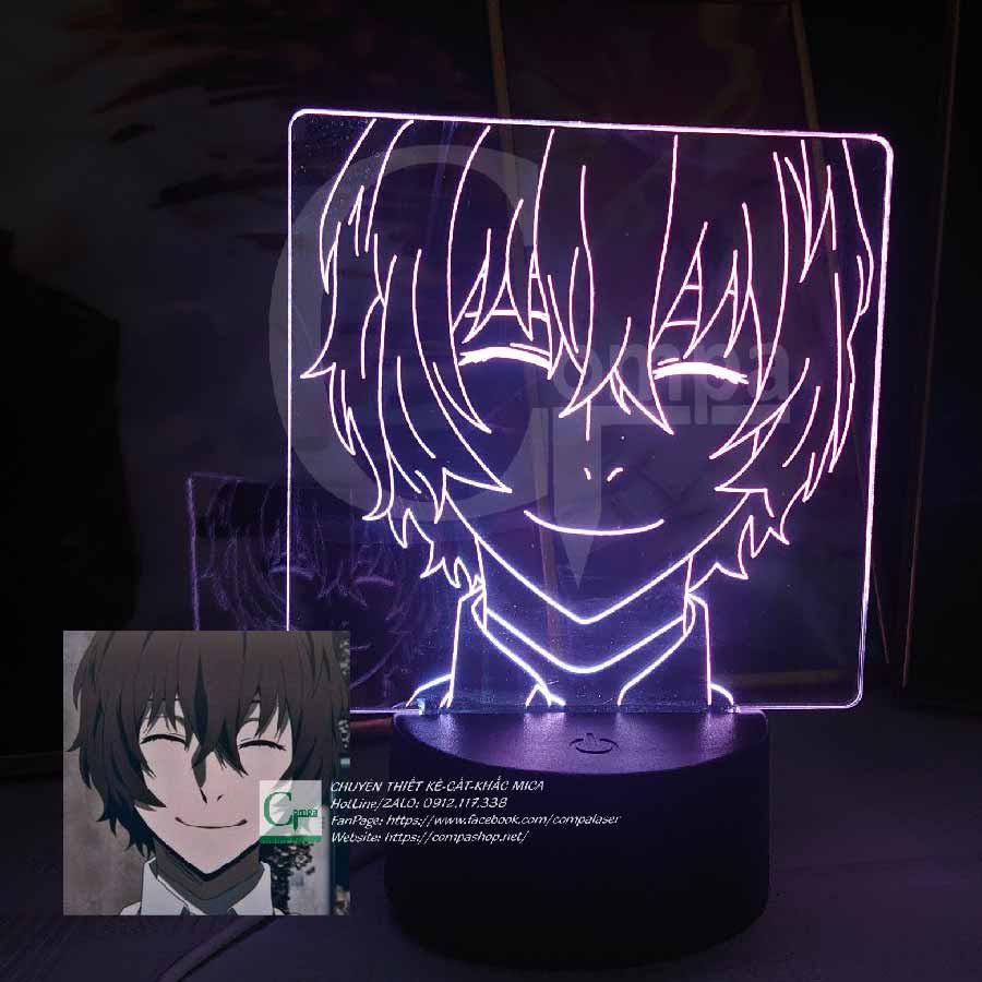 Đèn Ngủ Bungou Stray Dogs Dazai Osamu Type 09 ABSD0109 16 màu tùy chỉnh COMPASHOP