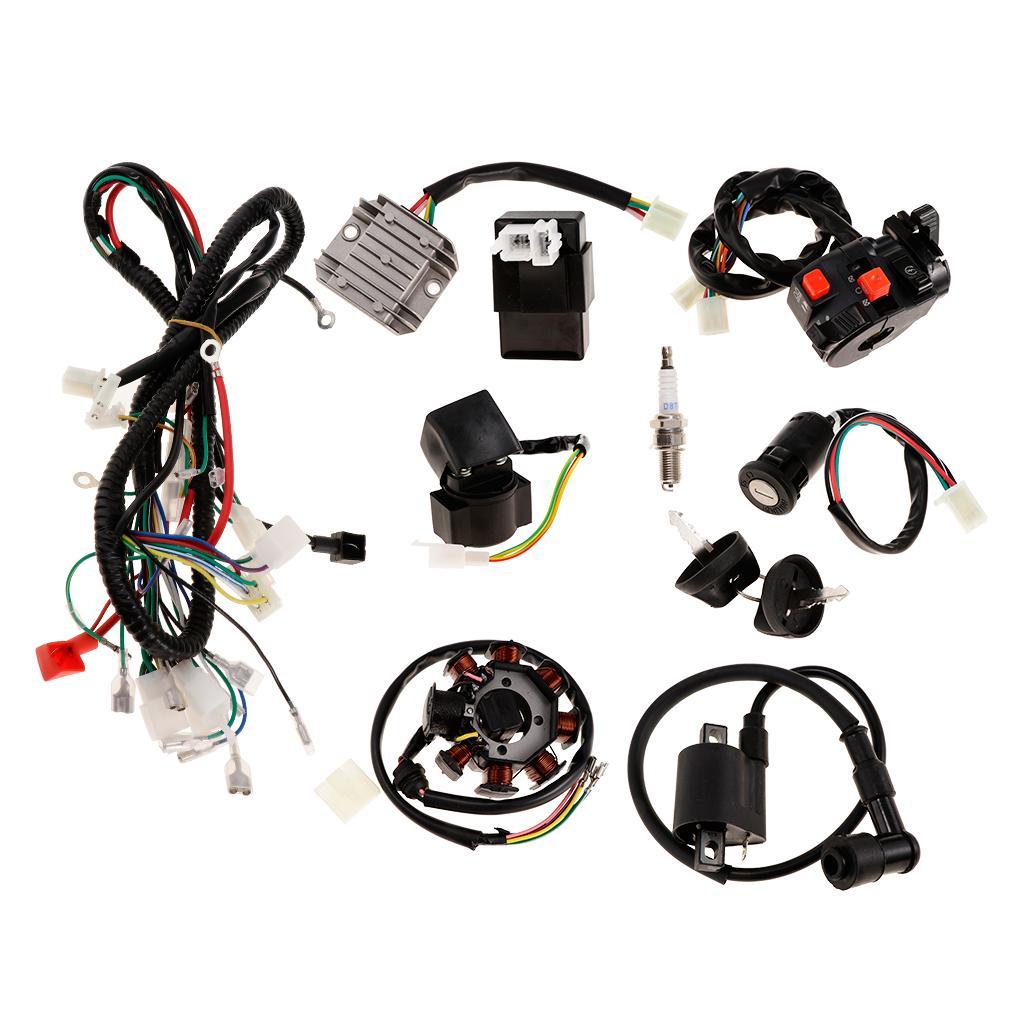 Complete Electrics Stator  CDI Wiring Harness for 150cc 250cc Dirt Bike