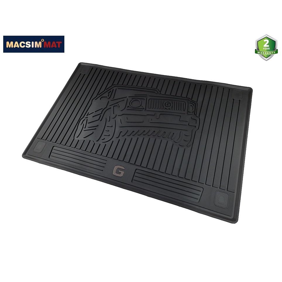 Thảm lót cốp xe ô tô Mercedes ben G nhãn hiệu Macsim 3W chất liệu TPE cao cấp màu đen