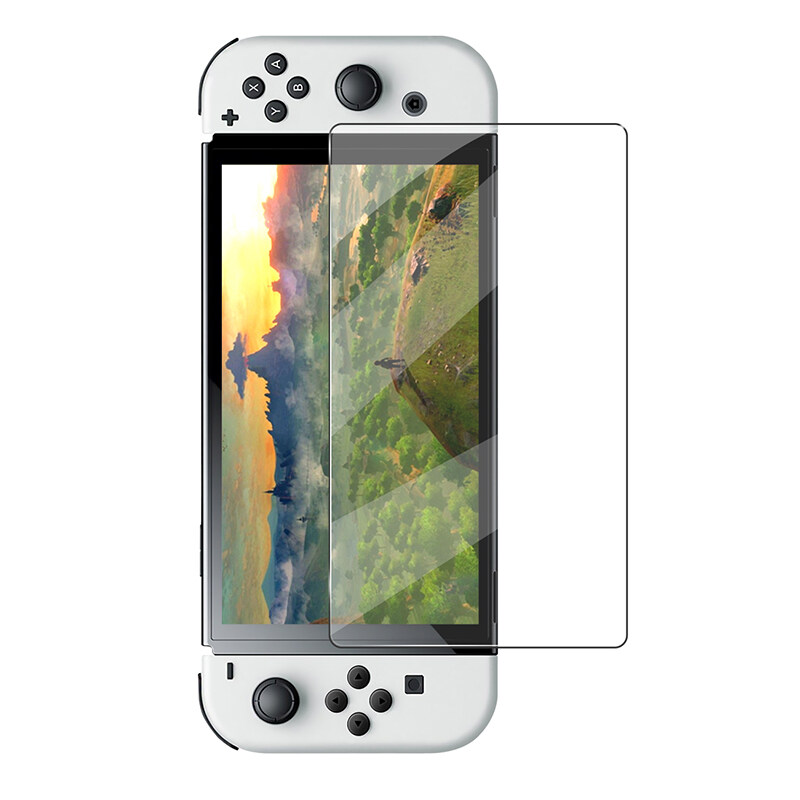 Miếng dán kính cường lực Full 2.5D cho Nintendo Switch OLED