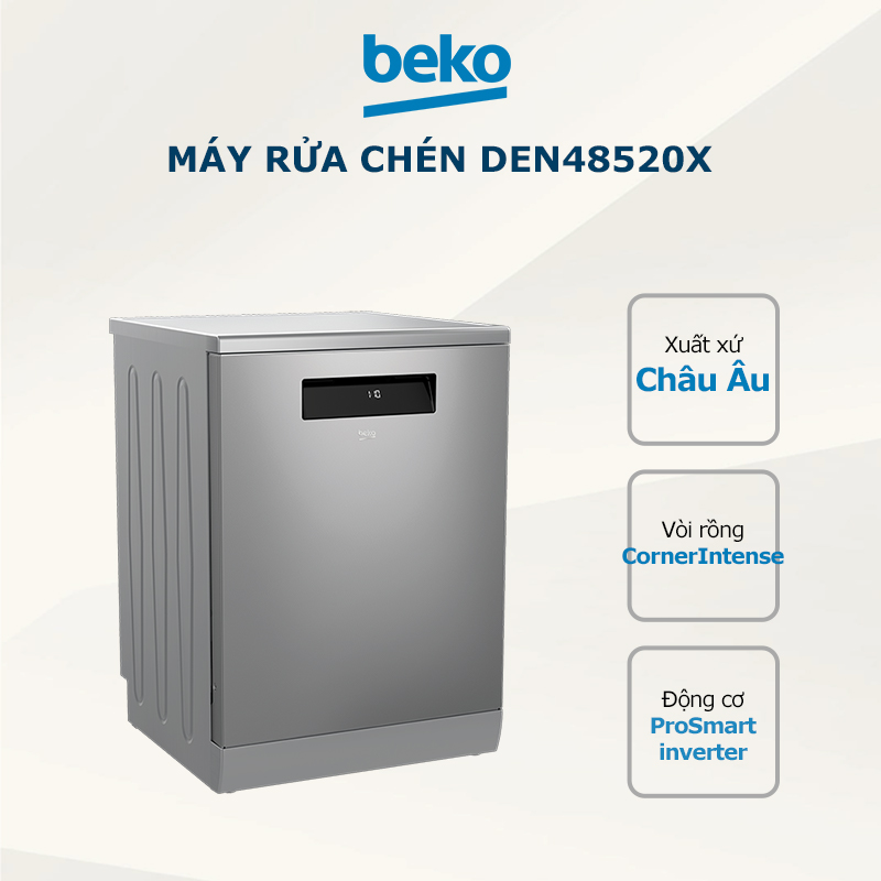 Hình ảnh Máy rửa chén BEKO DEN48520X - Hàng chính hãng