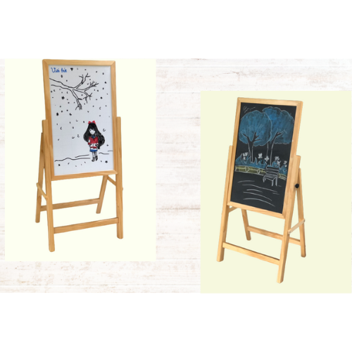 Bảng Flipchart min 2 mặt 40x60 cm Kèm quà tặng