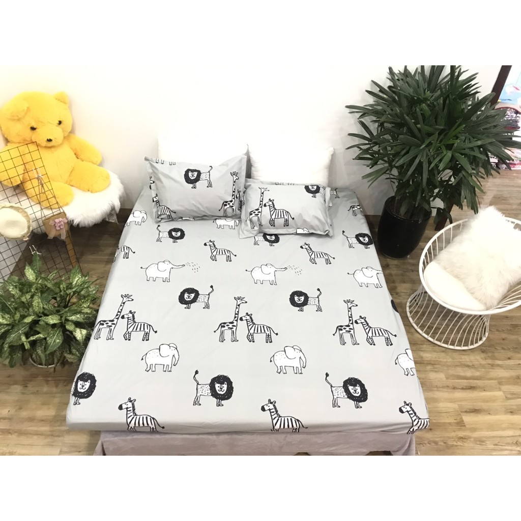 Ga Chống Thấm Cotton Hàn Quốc ( không có gối ), chất liệu Cotton không xột xoạt, không bí nóng, an toàn cho da trẻ nhỏ