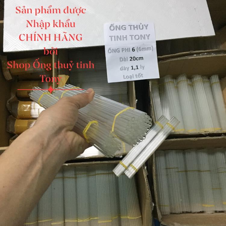 200 ống thuỷ tinh trắng