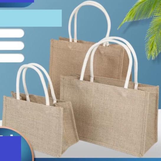 Túi vải Đay có thể tùy chỉnh in logo chất bông phong cách cổ điển thời trang quảng cáo Trương Gia Túi Vải - Túi Canvas