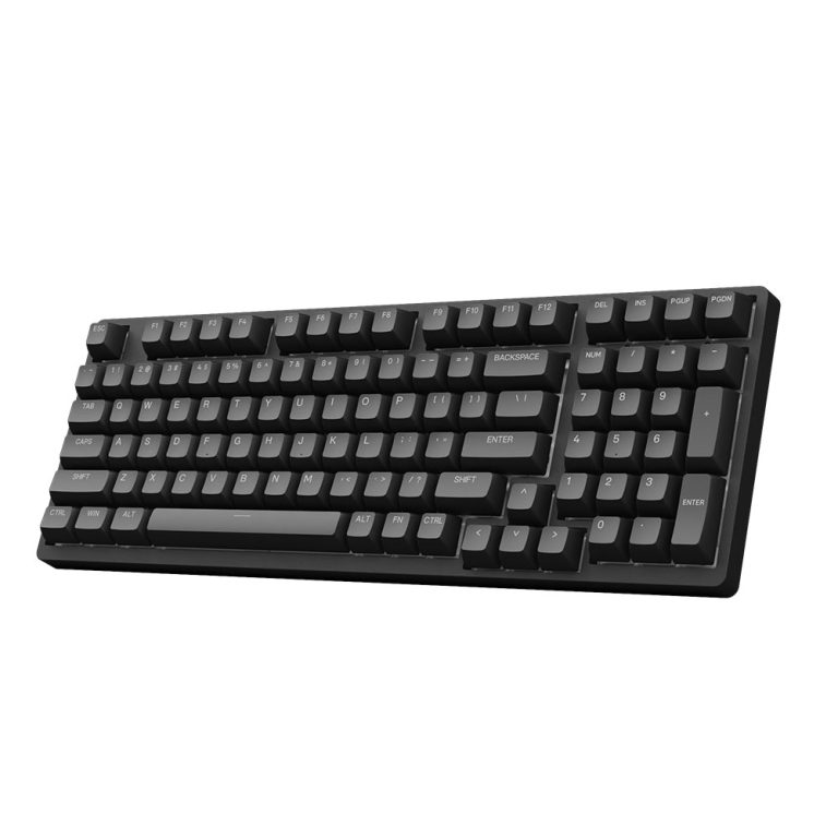 Bàn Phím Không Dây AKKO 3098B Plus Black (Multimodes / RGB / Gasket mount) - Hàng Chính Hãng