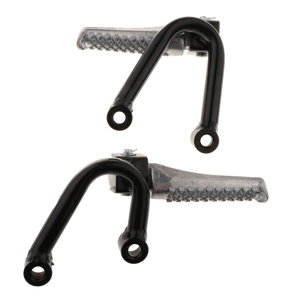 2 Pairs Universal Motorcycle Foot Pegs