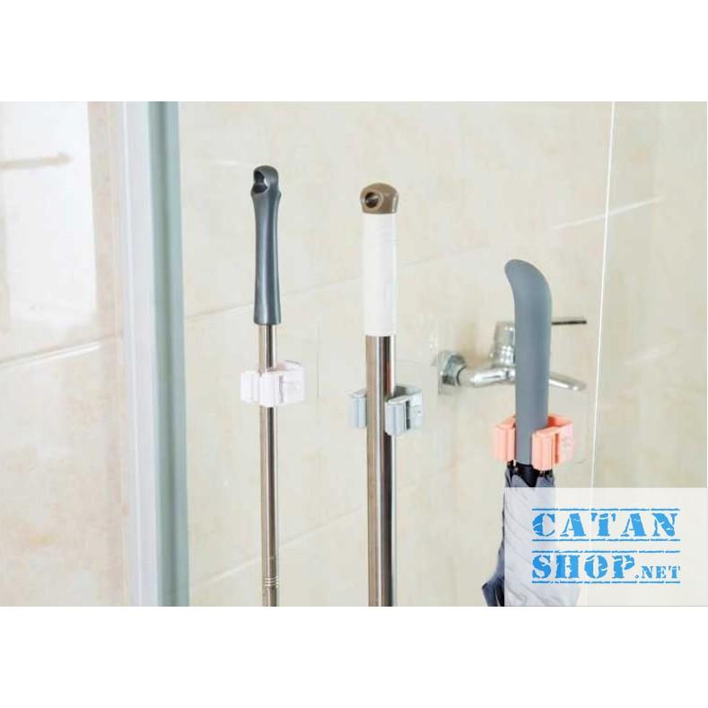 Móc treo chổi dán tường , treo cây lau nhà siêu dính thông minh, giúp đồ dùng thêm gọn gàng sạch sẽ GD328-Treochoi