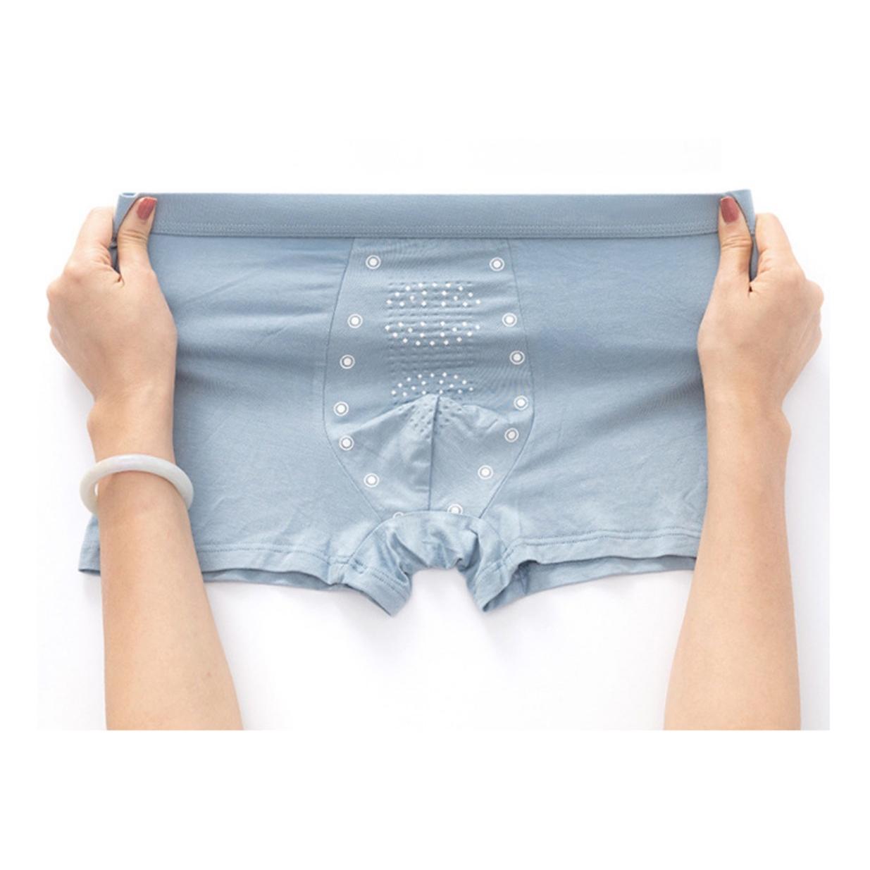 Combo 4 quần lót Boxer nam sợi cotton cao cấp kháng khuẩn, mat xa co giãn 4 chiều AVI - 391