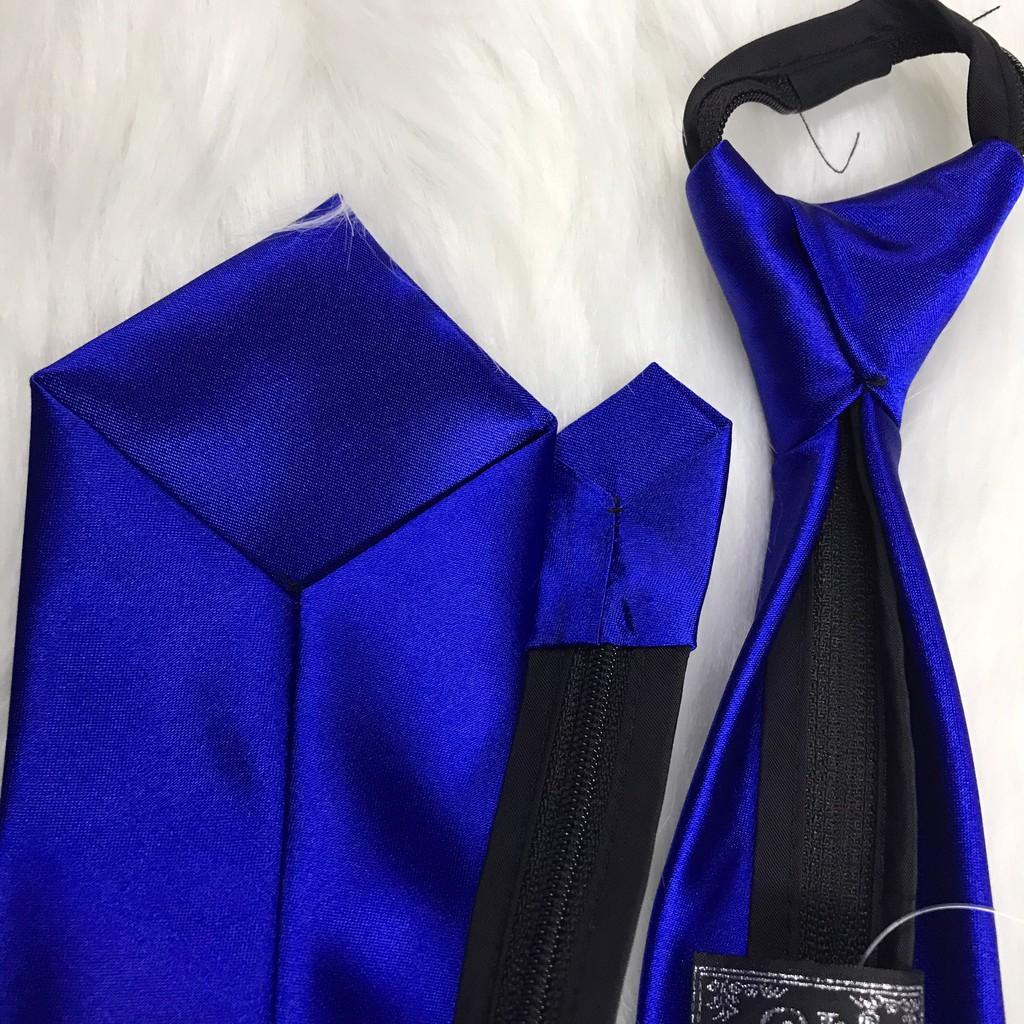 Cà vạt nam KING caravat công sở và chú rể thắt sẵn silk lụa cao cấp style hàn quốc giá rẻ C015