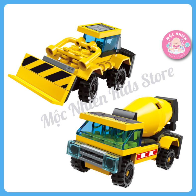 Đồ chơi xếp hình lắp ráp lego Qman 1806: Xe tải hạng nặng (396 mảnh ghép)