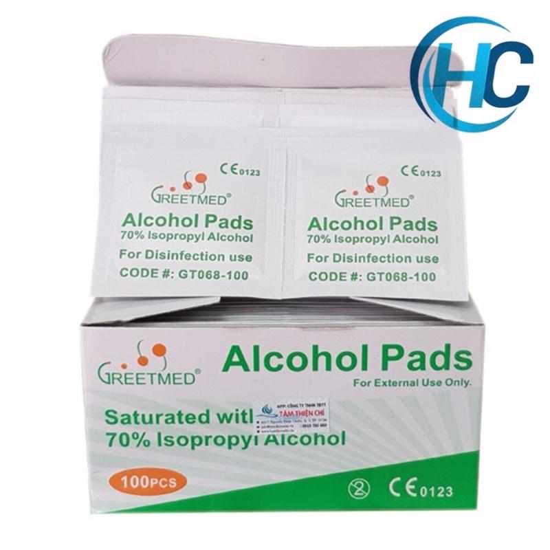 Gạc tẩm cồn GREETMED/PT Medical