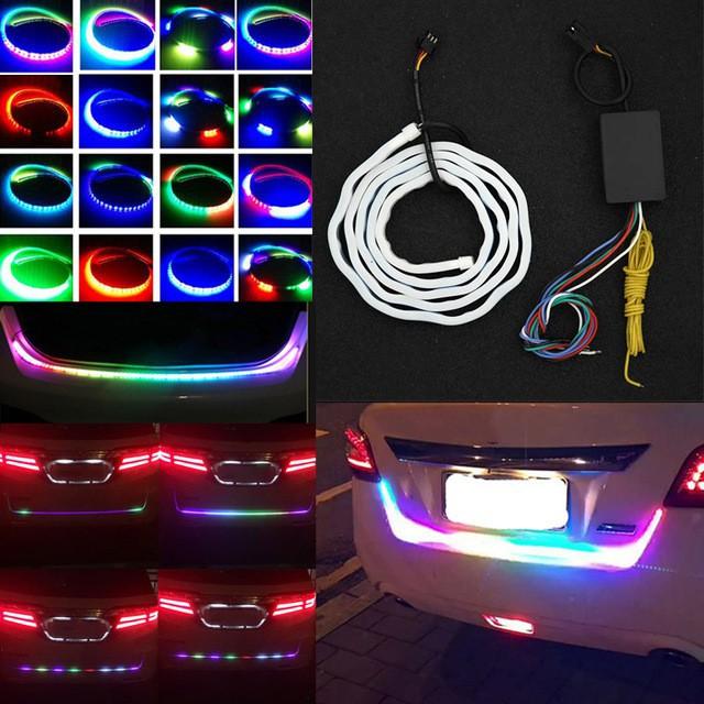 Đèn Led Cốp Sau Xe Hơi - Led Trang Trí Vền Cốp 7 Màu Nhiều Hiệu Ứng Đẹp Lung Linh
