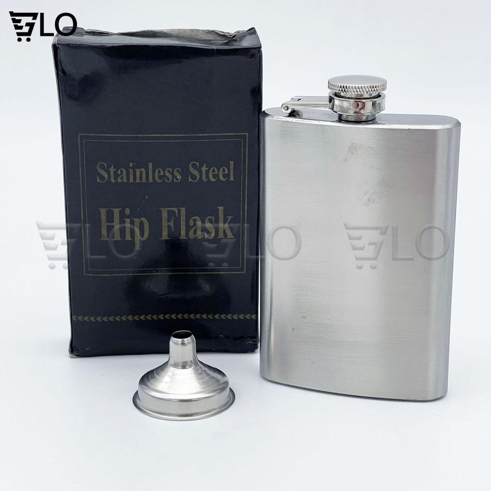 Bình Hip Flask Đựng Rượu Whisky Bằng Inox Dung Tích 4oz