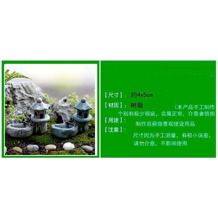 Mô hình Giếng đá- Set terarium - trang trí tiểu cảnh - phụ kiện thủy sinh - shopleo- hồ cá kiếng