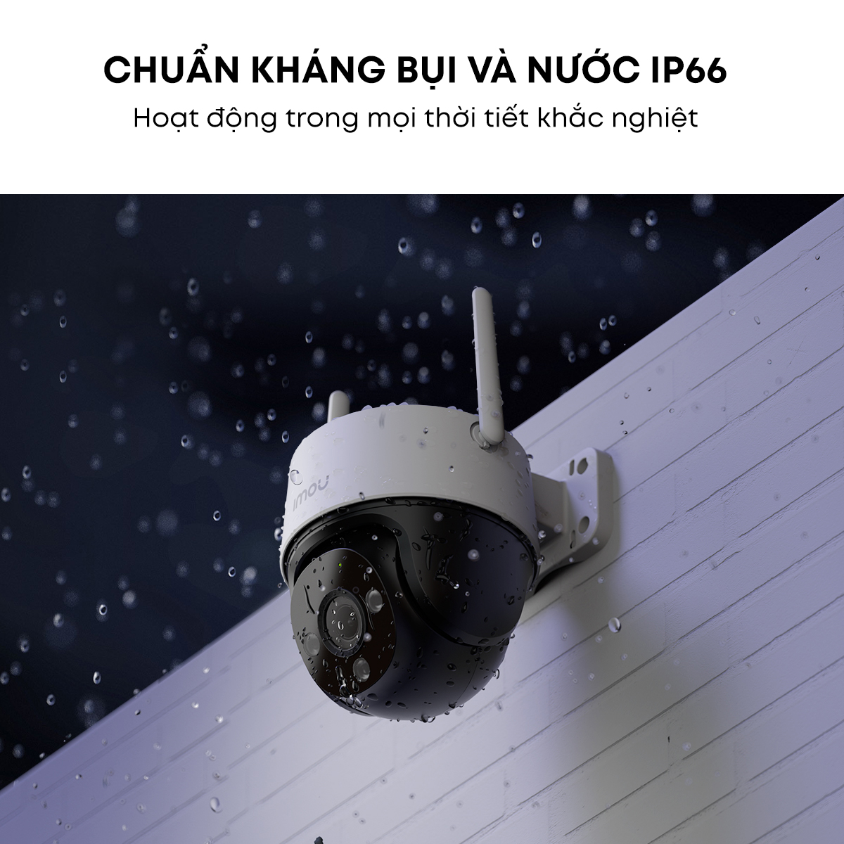Camera Wifi ngoài trời Imou Cruiser SE+ I IPC-S21FEP I Đàm thoại 2 chiều I Phát hiện chuyển động I IP66 I Hàng chính hãng