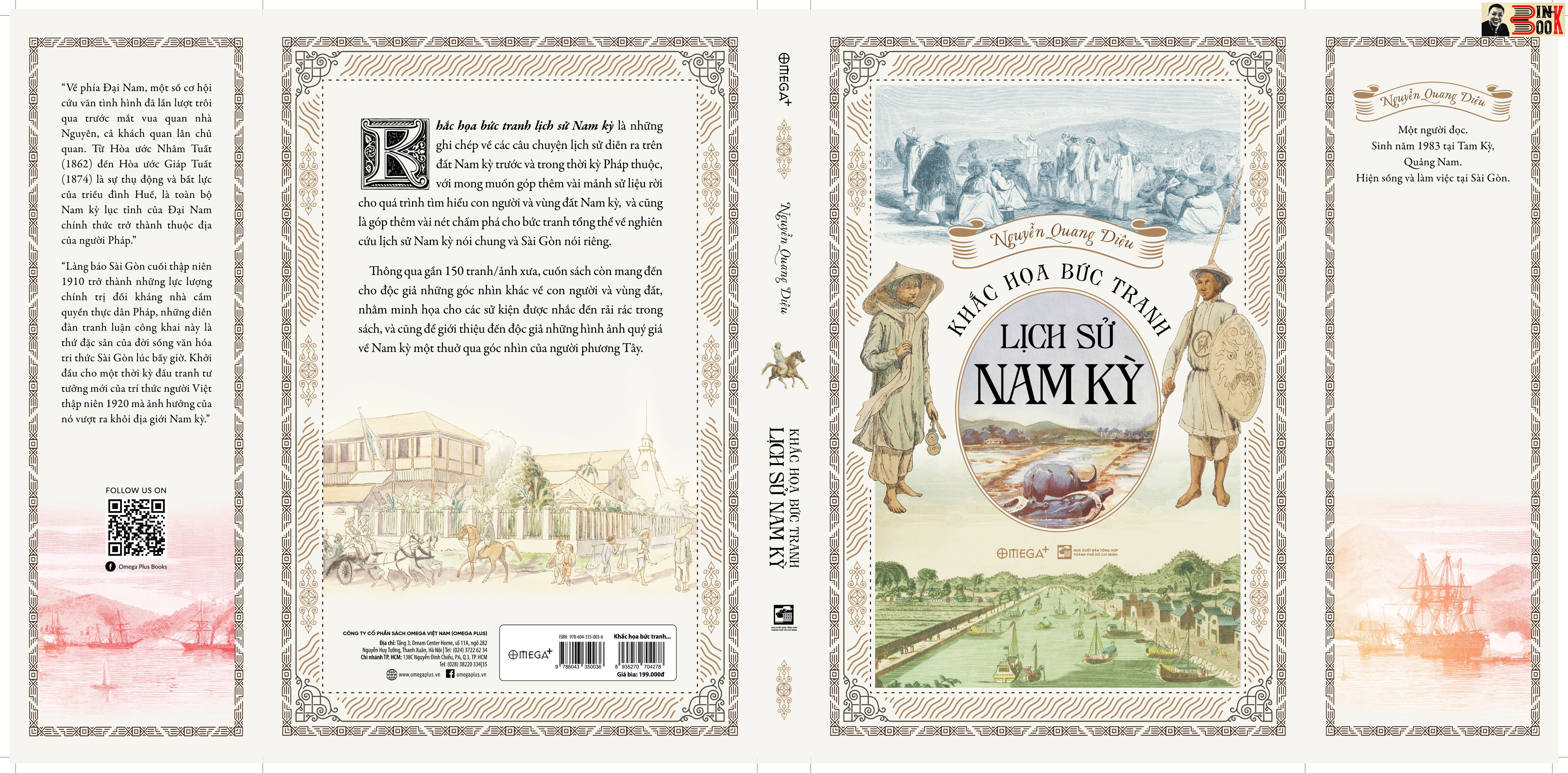KHẮC HOẠ BỨC TRANH LỊCH SỬ NAM KỲ – Nguyễn Quang Diệu - Alphabooks - NXB Tổng hợp Tp.HCM