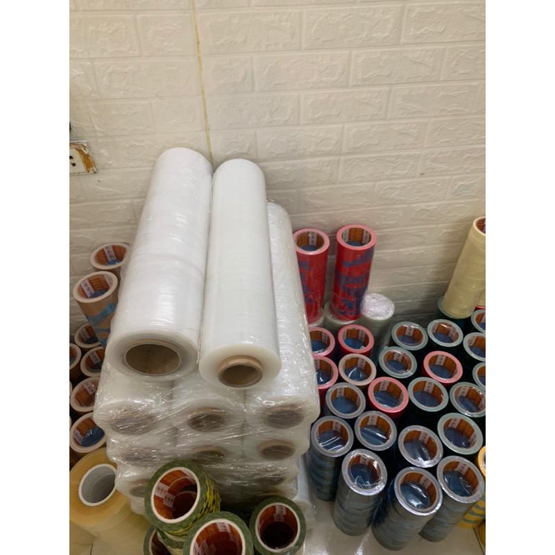 Màng PE Màng Chít 50cm x 5kg Trắng Trong Màng Co Bền Cao Khả Năng Bám Dính Tốt Giúp Giữ Hàng Hóa Tránh Bụi Bẩn Và Ẩm Ướt - Trắng