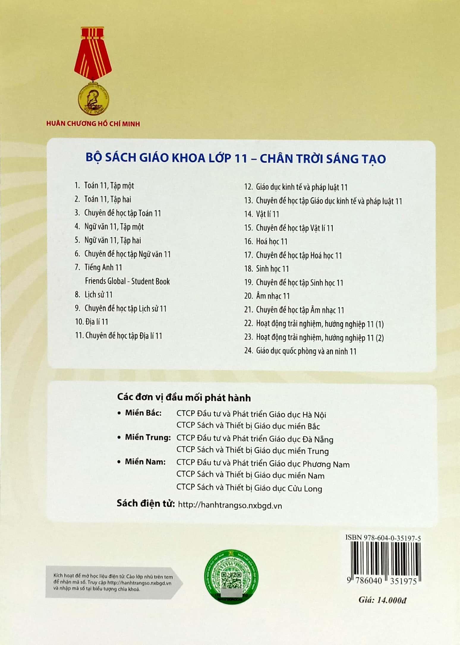 Chuyên Đề Học Tập Toán 11 (Chân Trời Sáng Tạo) (2023)