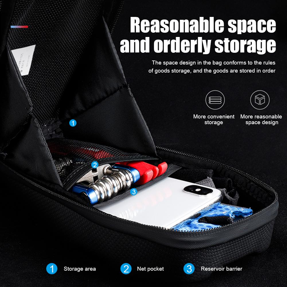 Xe Điện EVA Đầu Dây Kéo Túi Bảo Quản Treo Gói Túi Tổ Chức Cho M365 PRO 2 Kugoo M4 Pro Kick Scooter Color: E