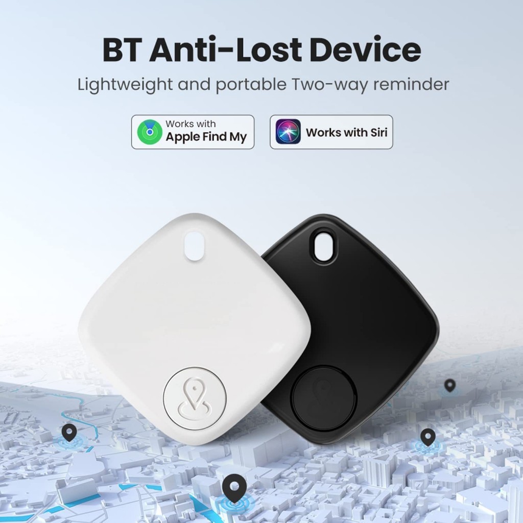 Thiết bị định vị toàn cầu GPS Sualio Tag cho Apple Find My tìm đồ vật, thú cưng, chìa khoá - Hàng nhập khẩu