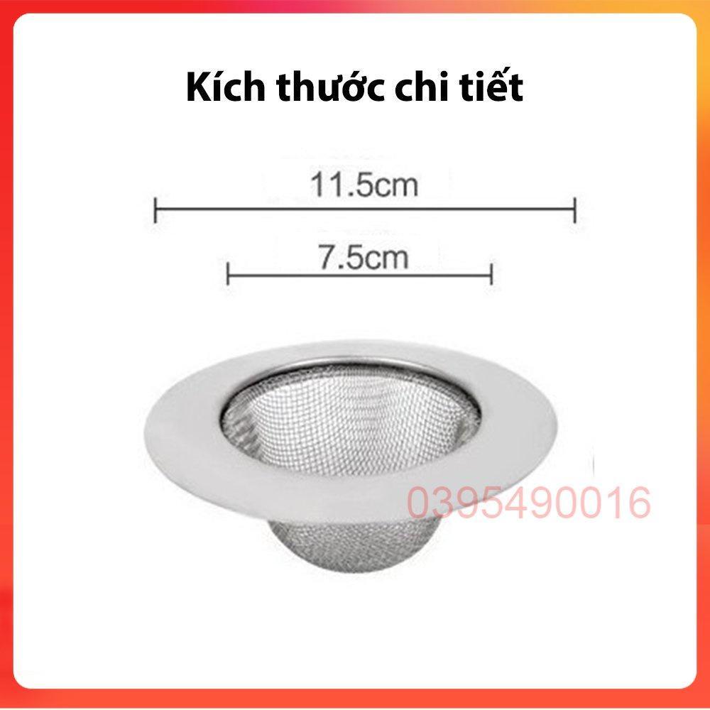 Miếng Lọc Rác Bằng Thép Không Gỉ Cho Bồn Rửa Chén Cao Cấp Chất Liệu INOX Lưới Lọc Rác Bồn Rửa Bát