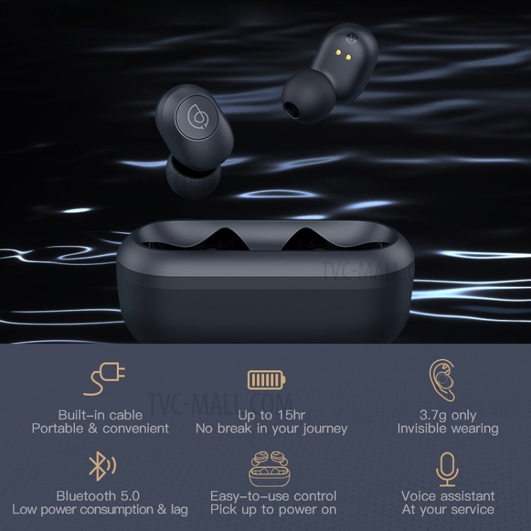 Tai Nghe Bluetooth Không Dây True Wireless Haylou GT2 Bluetooth 5.0 - Hàng Chính Hãng