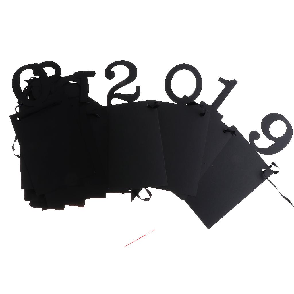 Graduation Photo Banner Class of 2019 Kraft Photo Folder Flag Hanging Decor