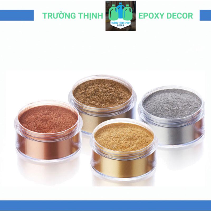Bột Màu Nhũ Mịn Đúc Lạnh Giả Kim Loại Màu Pha Resin Đúc Khuôn - Trường Thịnh Sài Gòn