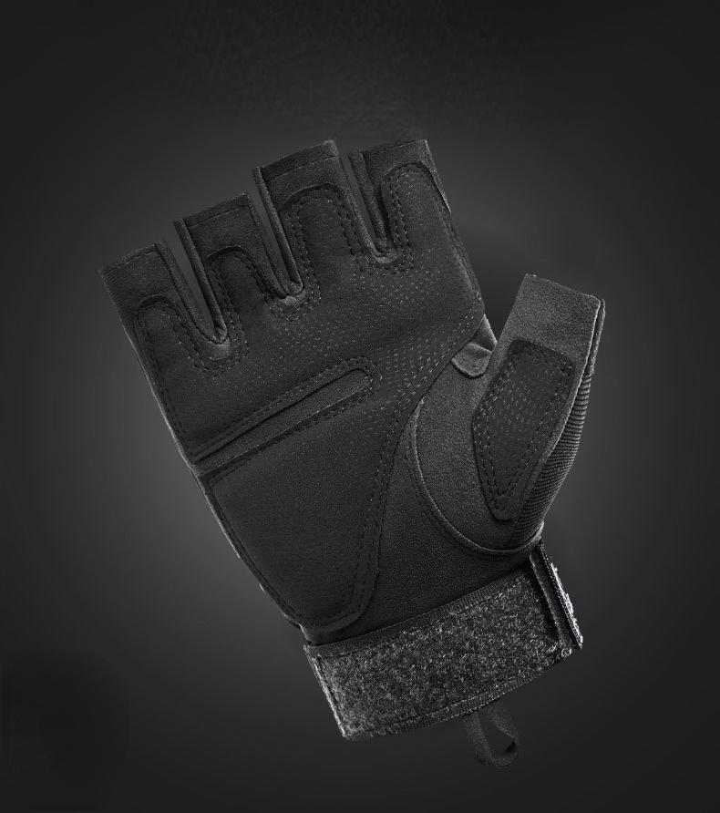 Mùa đông Găng tay ngón tay đầy đủ găng tay chiến thuật quân sự nam Color: Sand Color Size: XL