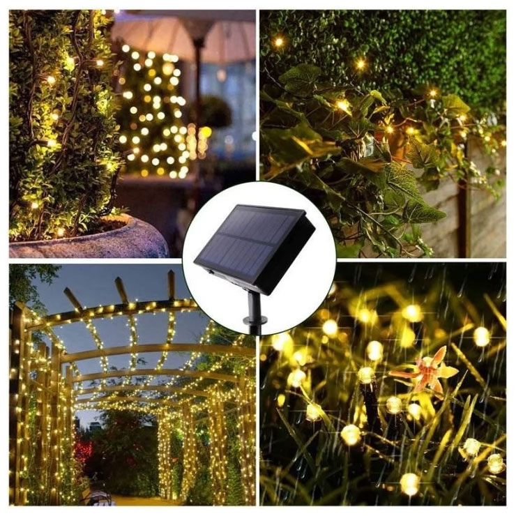 Đèn Fairy Light Năng Lượng Mặt Trời Điều Khiển Remote