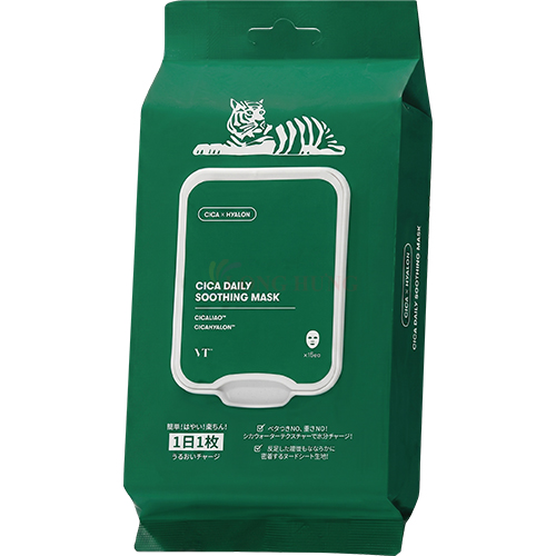 Mặt nạ cấp ẩm dành cho VT Cica Daily Soothing Mask (15 miếng) - Hàng chính hãng