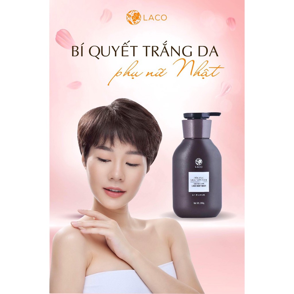 SỮA TẮM TRẮNG DA LACO MEN RƯỢU SAKE CHÍNH HÃNG