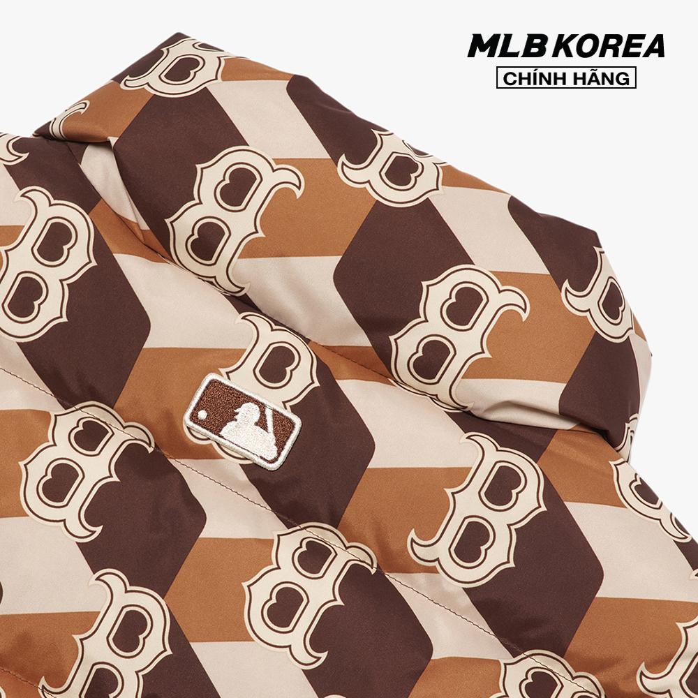 MLB - Áo khoác phao tay dài Cube Monogram All Over 3ADJM0626-43BRD