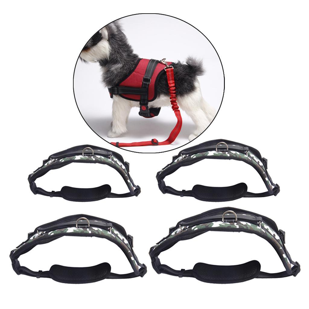 Explosion-proof Dog Puppy Harness Soft Adjustable Reflective Vest White