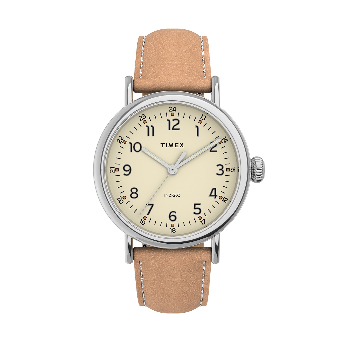 Đồng hồ Unisex Nam Nữ Timex Standard TW2U58700 Dây Da - Chính Hãng Chờ duyệt tự động