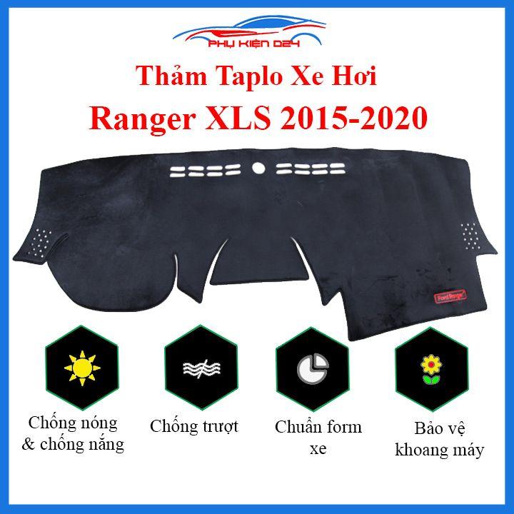 Thảm taplo Ranger XLS 2015-2016-2017-2018-2019-2020-2021-2022 chống nắng nóng làm mát xe mở rộng tầm nhìn