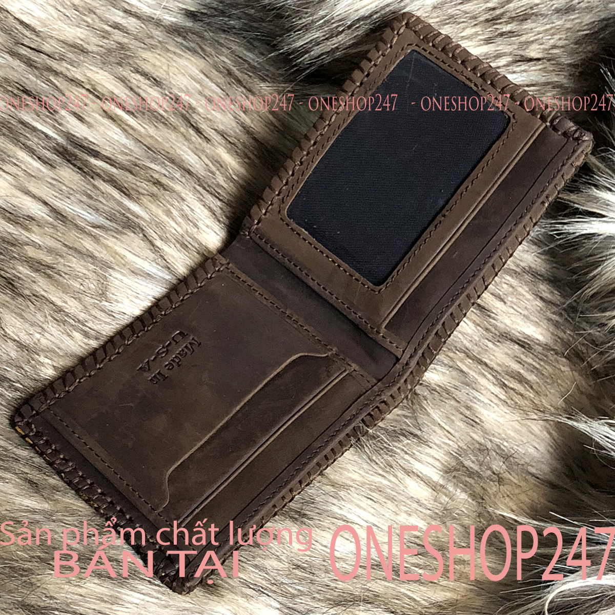 Bóp da nam, ví nam, ví da bò thật 100%, chuẩn đẹp xịn xò A77V