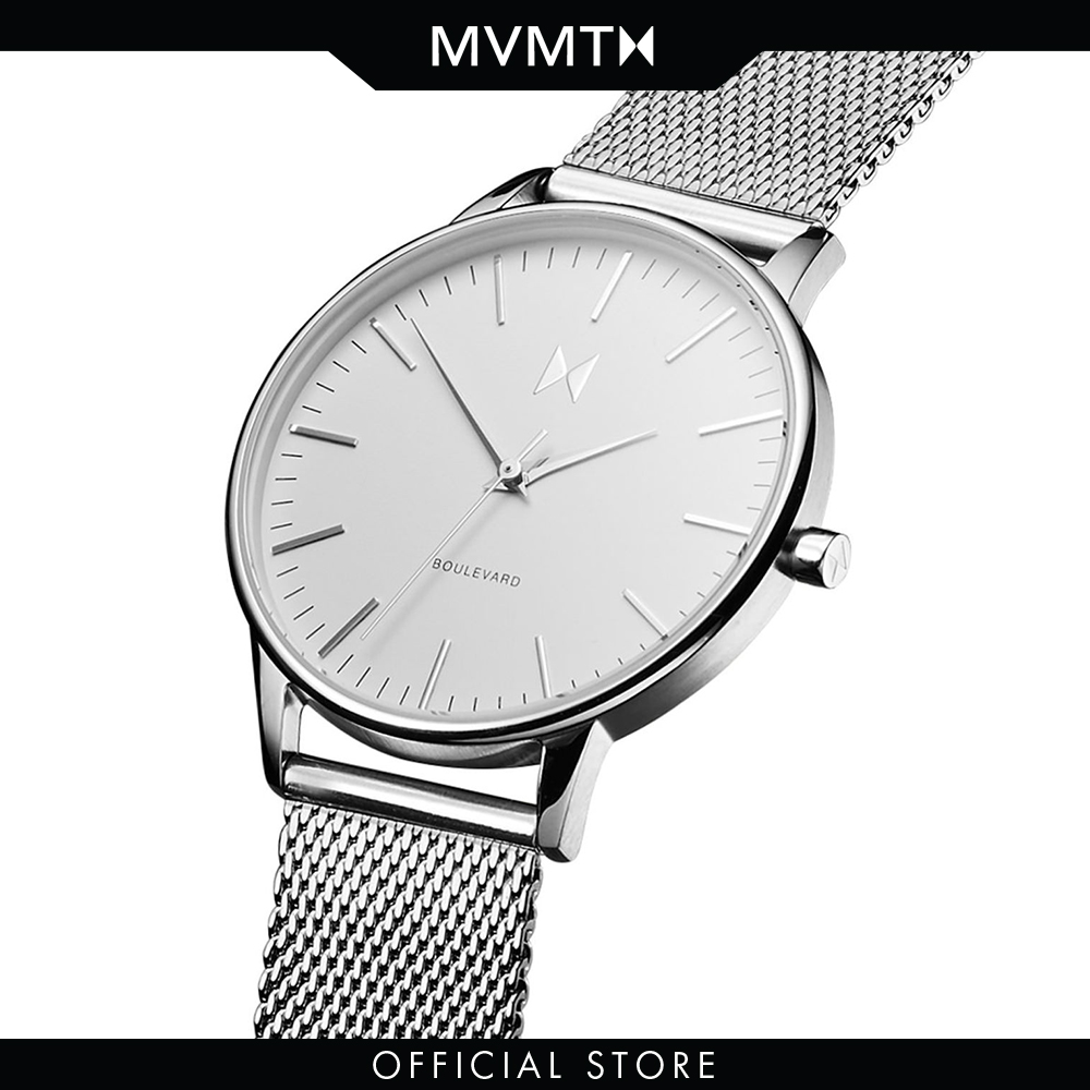 Đồng hồ Nữ MVMT dây thép không gỉ 38mm - Boulevard D-MB01-S