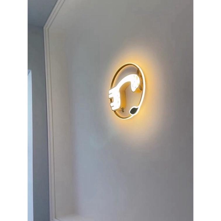 Đèn trần phòng trẻ em,đèn trần hình hươu cao cổ vàng DT DDT